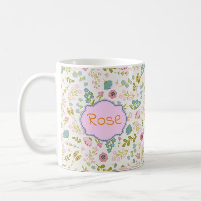 prénom personnalisé, personlig namn kaffemugg (Vänster)