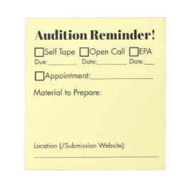 Prenumeration! Anteckningsblock