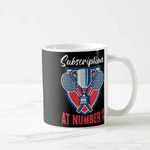 Prenumeration På Nummer 1 Rollig Badminton Kaffemugg