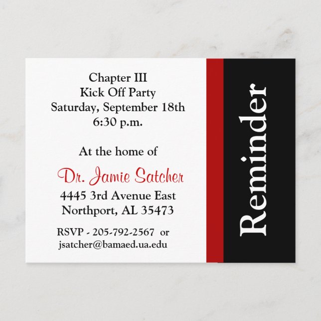 Prenumerationskort 5 inbjudan vykort (Framsida)