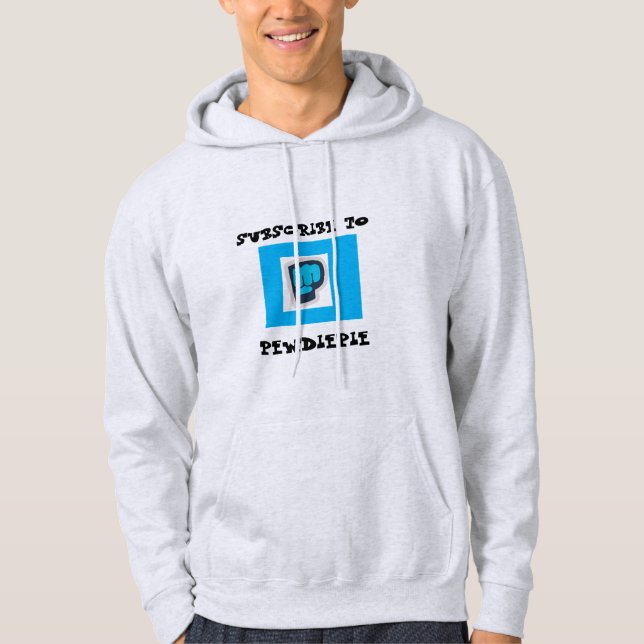 PRENUMERERA TILL PEWDIEPIE-HOODIEN HOODIE (Framsida)