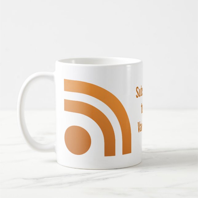 Prenumererade din valentines som hjärta pricker kaffemugg (Vänster)