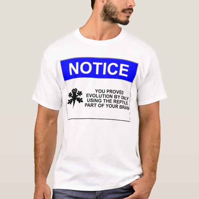 Preparera av evolution tee shirt (Framsida)