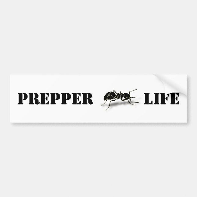 Prepper livbildekal bildekal (Framsidan)