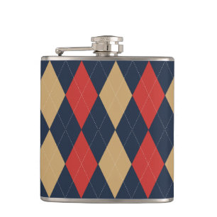 Preppy Argyle Marin Khaki khaki Personlig Fickplunta