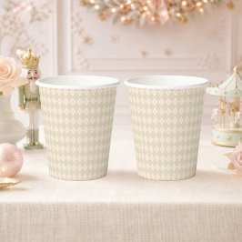 Preppy Argyle Mint Persika Jul Vinterfest