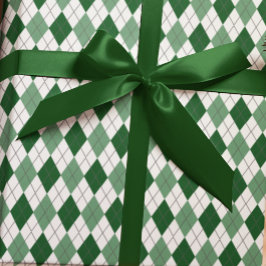 Preppy Argyle Presentpapper