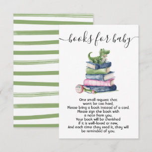 Preppy baby-dusch bokar för baby-kort inbjudningar