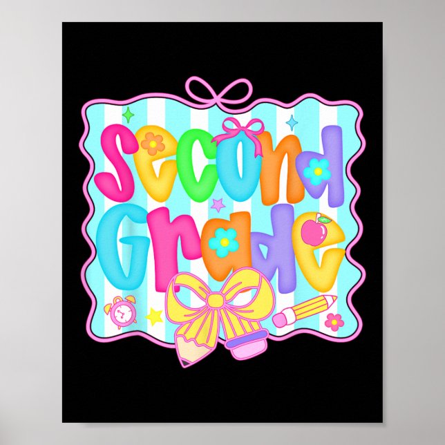 Preppy Back To School 2:a klass Coquette Bow Flick Poster (Framsidan)