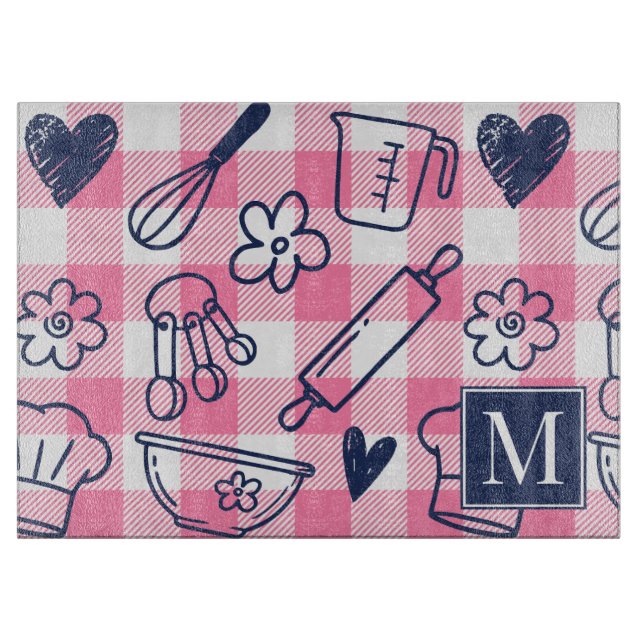 Preppy Baking Pink Gingham  (Framsidan)