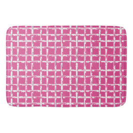 Preppy Bamboo – Hot Pink Coastal Badrumsmatta