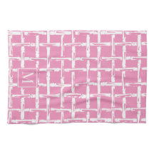Preppy Bamboo – Rosa Kustmonogram