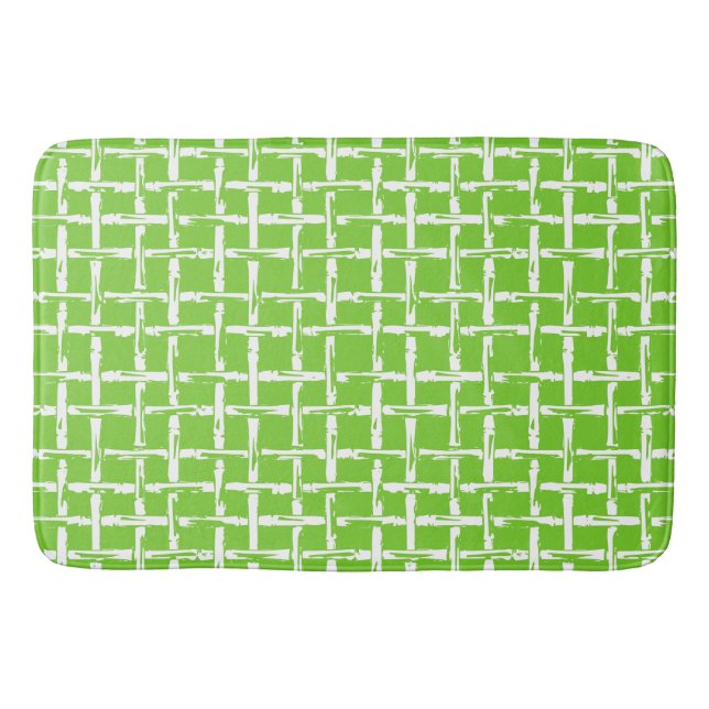 Preppy Bambu – Lime Coastal Badrumsmatta (Framsidan)