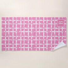 Preppy Bambu – Rosa Kust Monogram
