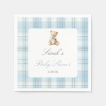 Preppy Bear Baby Shower Pojke