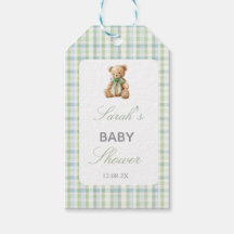 Preppy Bear Baby Shower Pojke