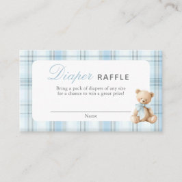 Preppy Bear Pojke Blöja Lotteri Kort