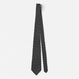 Preppy Black and White Tiny Polka dots Mönster Slips