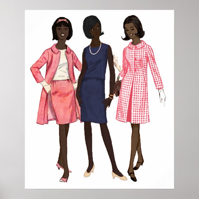 Preppy Black Girls Poster (Framsidan)