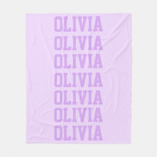 Preppy Blanket Lila Fleecefilt