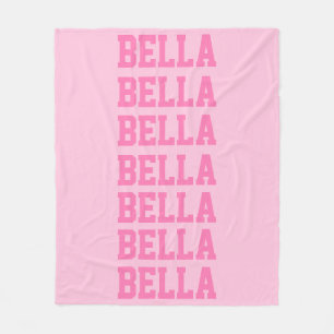 Preppy Blanket Rosa Fleecefilt