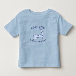 Preppy Blue Stripe Cape Cod Silhouette T Shirt