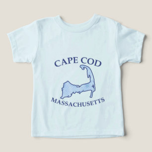 Preppy Blue Stripe Cape Cod Silhouette Tri-Blend T Shirt
