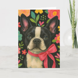 Preppy Boston Terrier Kort