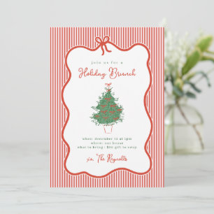 Preppy Bow Holiday Brunch Fest Inbjudan
