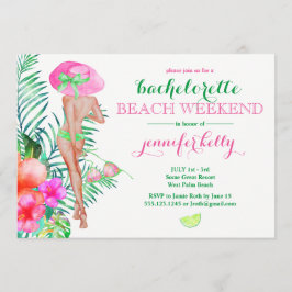 Preppy Bride Bachelorette Party Helg Inbjudningar