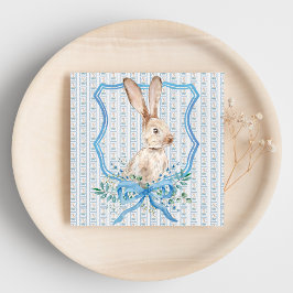 Preppy Bunny Blue Napkin Pappersservett