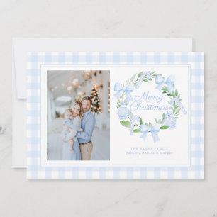 Preppy Chinoiserie Ginger Burk Bows Wandan Julkort