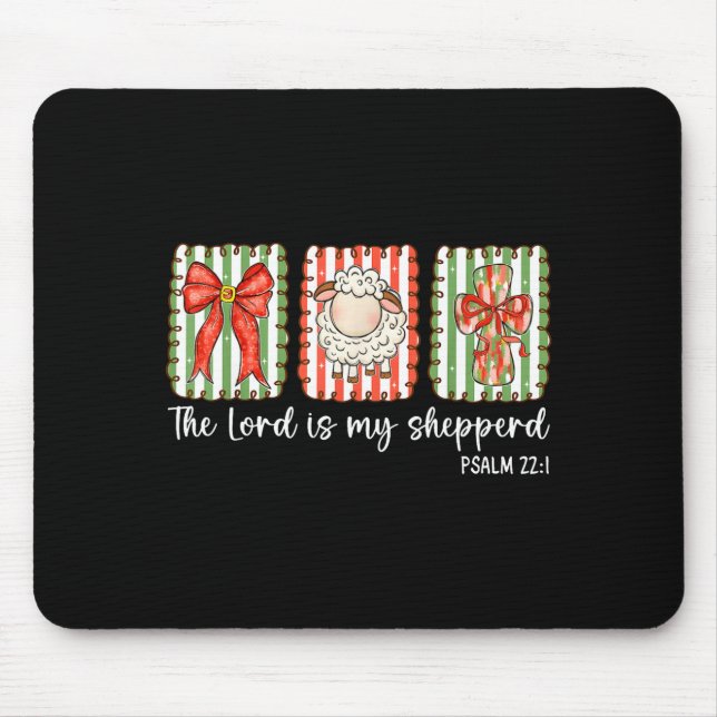 Preppy Christian Bible Verse The Lord Is My Shephe Musmatta (Framsidan)