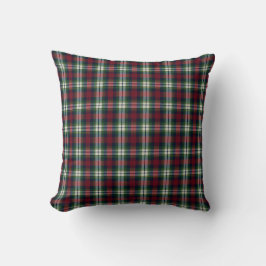 Preppy Christmas Plaid Kudde