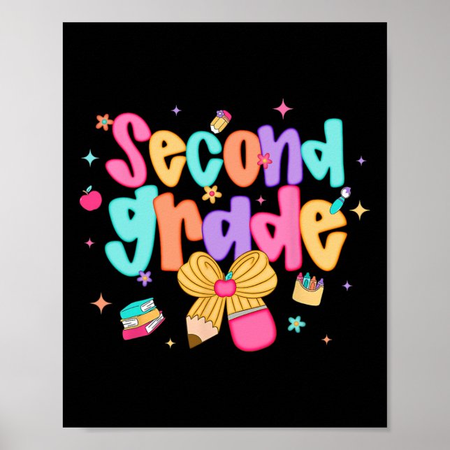Preppy Ck Till Skolan 2:a Klass Coquette Bow Flick Poster (Framsidan)