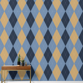 Preppy Classic Argyle Navy, Smoke Blue & Khaki