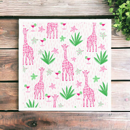 Preppy Classic Giraffer och Cosmopolitan Djungel  Pappersservett