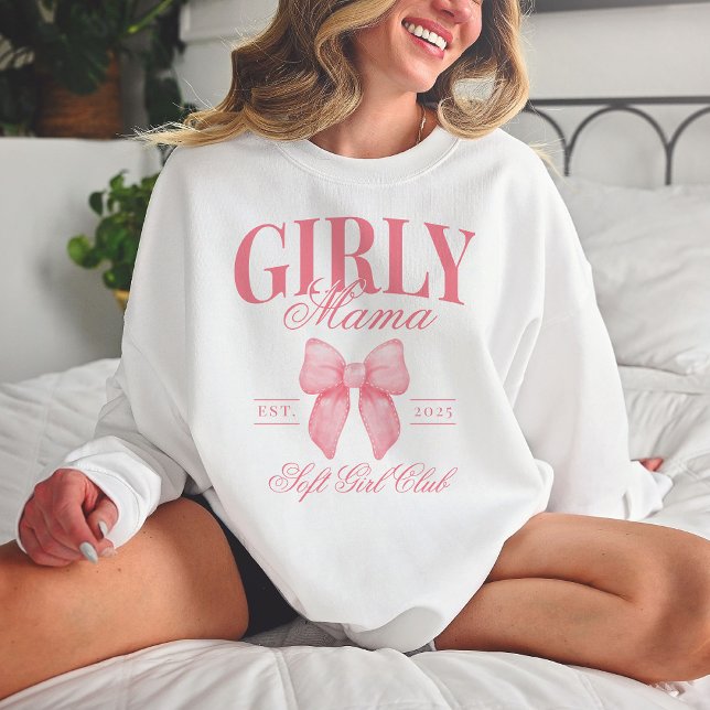 Preppy Coquette Mamma Personlig Girly Mamma Rosa T Shirt (Skapare uppladdad)