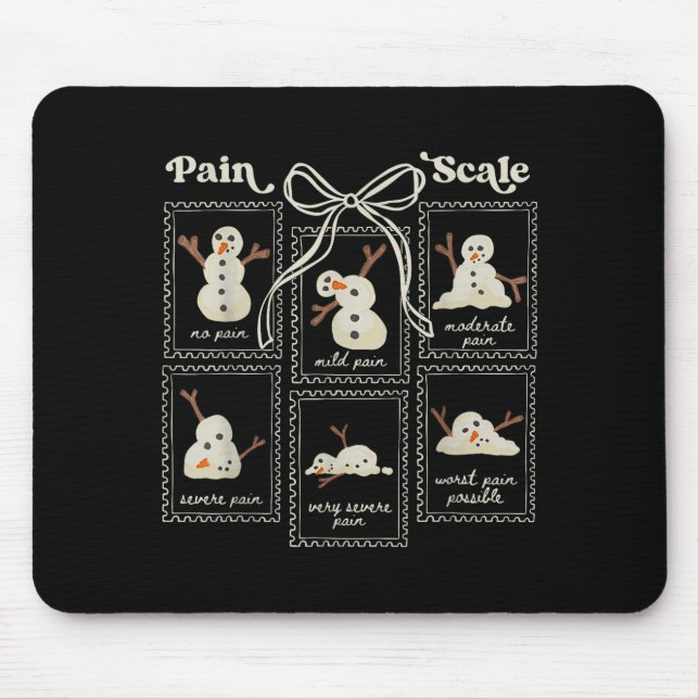 Preppy Coquette Pain Scale Stamps Snowmen Trauma E Musmatta (Framsidan)