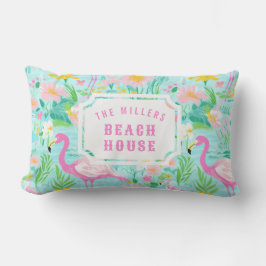 Preppy Flamingo | Busspost Lumbarkudde