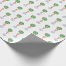 Preppy Flicka Shower Boxwood Topiary Ginger Burk