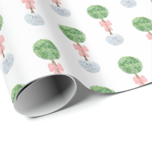 Preppy Flicka Shower Boxwood Topiary Ginger Burk Presentpapper