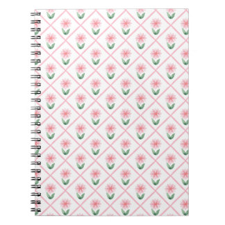 Preppy floral trellis grandmillenial anteckningsbok