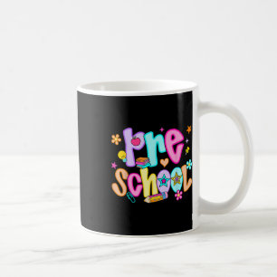 Preppy Förskola Glad Första Skoldagen Lärare Kaffemugg