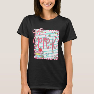 Preppy förskola tillbaka till skolan Coquette Bow T Shirt