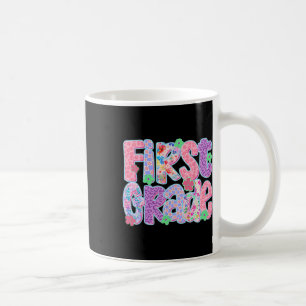 Preppy Första Klass Lärarinnor Tillbaka Till Skola Kaffemugg