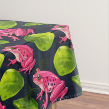 Preppy Frog ThLED Party Tablecloth