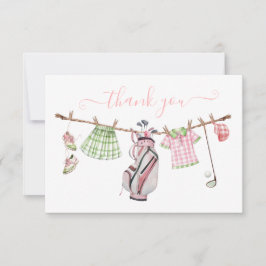 Preppy Girl Golf Clothesline Tackkort
