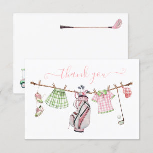 Preppy Girl Golf Clothesline Tackkort
