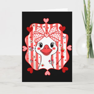 Preppy Girly Silly Gooses Ankdamn Couples Valen Kort